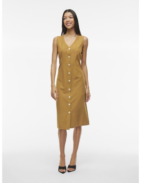 Viprisilla Midi Dress Caramel