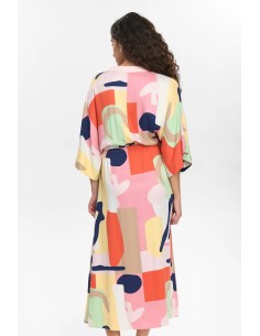 Vestido Nuulrika Flamingo-pink 2