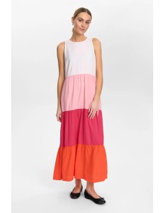 Nuprimrose Dress Rosa/naranja