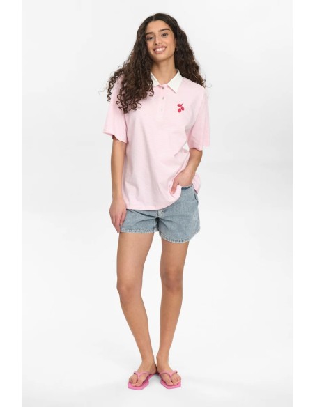 Polo Nupippi Blanco/rosa
