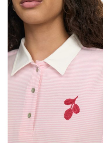 Polo Nupippi Blanco/rosa