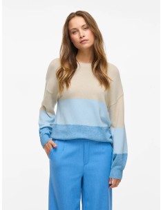 Viril Open O-neck Blue 2