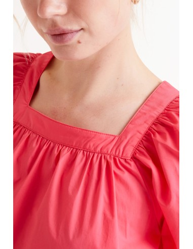 Vestido Popelin Fucsia