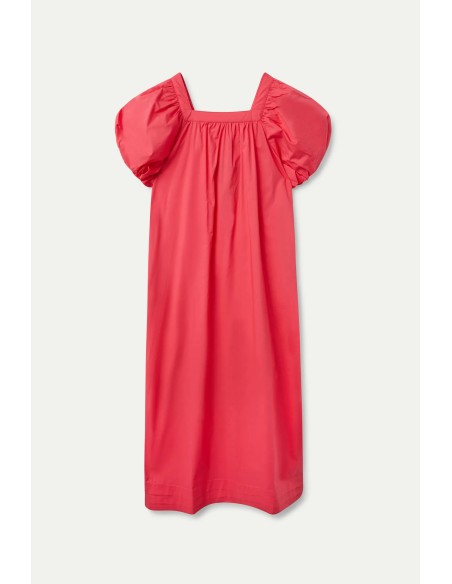 Vestido Popelin Fucsia