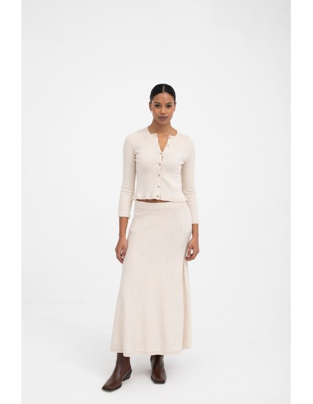 Sufouh Cardigan Beige