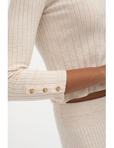 Sufouh Cardigan Beige 2