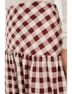 Falda Marylebone Granate 2