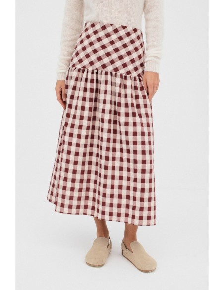 Falda Marylebone Granate