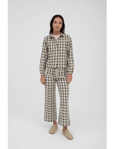 Pantalon Malasa?a Verde-oscuro