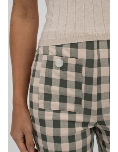 Pantalon Malasa?a Verde-oscuro