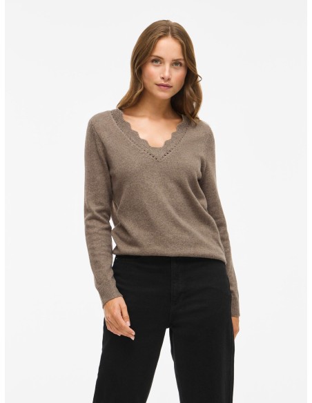 Jersey Vinikolina Vneck Falcon/melange