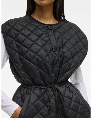 Vibenji Quilted Vest Black