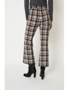 Pantalon Sesenta Tartan Marron 2