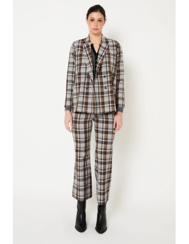 Pantalon Sesenta Tartan Marron