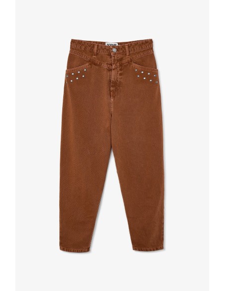 Jeans Corse Tachas Camel
