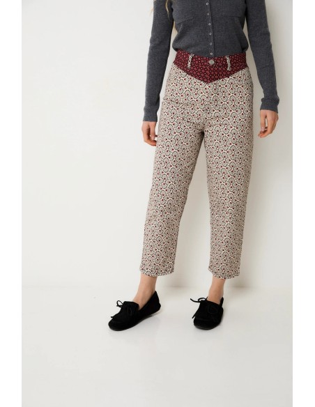 Jeans Corse Plumero Crudo