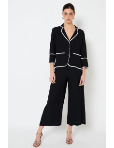 Chaqueta Bies Crespon Negro 2