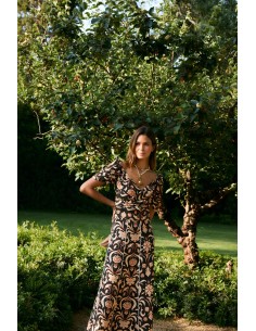 Falda Olivia Indiana Negro 2