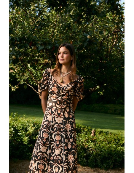 Falda Olivia Indiana Negro