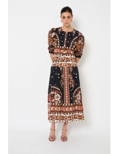 Chaqueta Farol Cenefa Negro