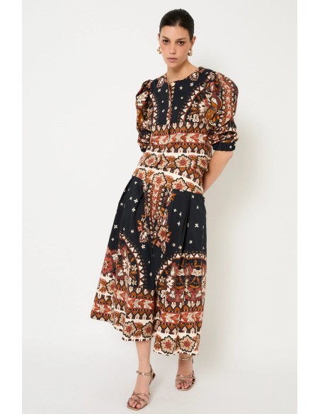 Chaqueta Farol Cenefa Negro