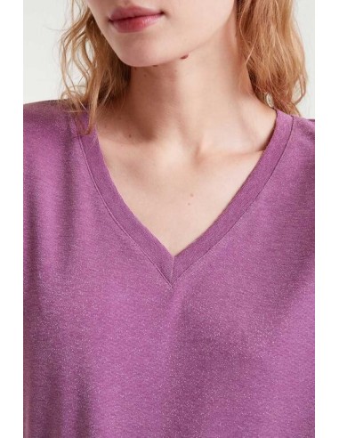 Camiseta Shinny Lila