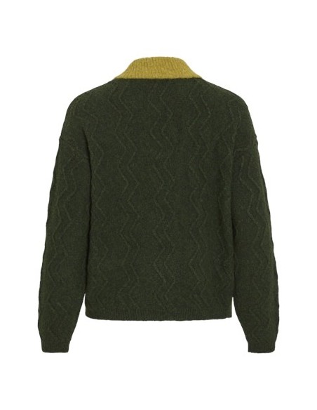 Vichino Button Knit Cardigan Deep-depths