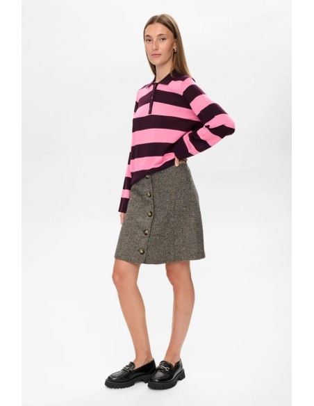 Jersey Nuchia Polo Pink-lemonade