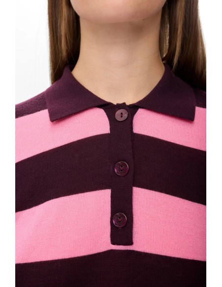Jersey Nuchia Polo Pink-lemonade