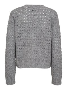 Chaqueta Nuriette Dot Pointelle Medium-grey 2