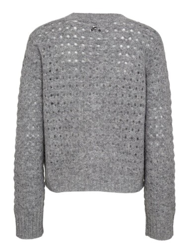 Chaqueta Nuriette Dot Pointelle Medium-grey