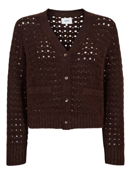 Chaqueta Nuriette Dot Pointelle Black/coffee