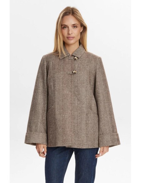 Nuraven Jacket Black/coffee