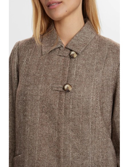 Nuraven Jacket Black/coffee