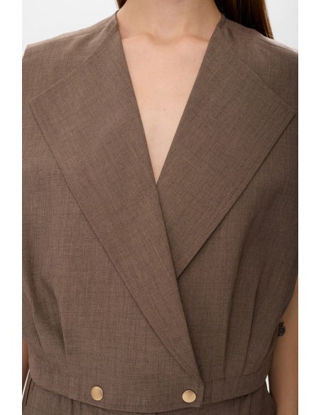 Nushelly Waiscoat Brownlentil