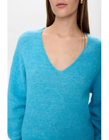Nuriette V-neck Pullover Aquarius