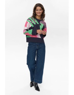 Nugraphi  Pullover Dark-sapphire 2