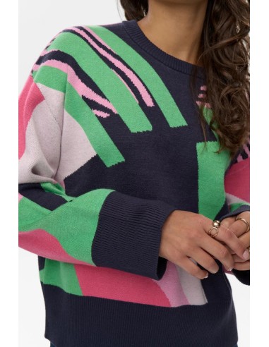 Nugraphi  Pullover Dark-sapphire