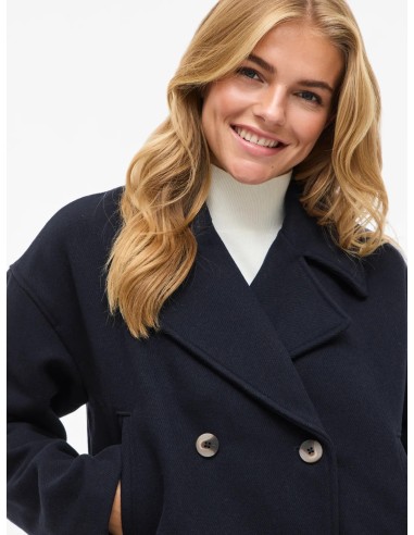 Abrigo Vikamina Vneck Navy