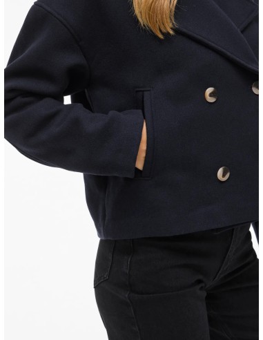 Abrigo Vikamina Vneck Navy