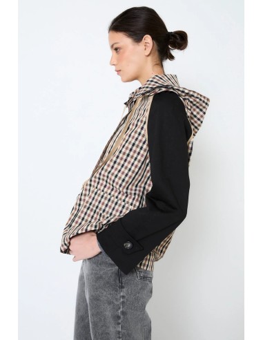 Gabardina Yuriko Harris Beige