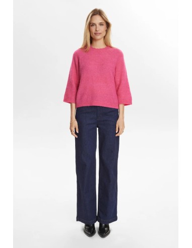 Nuriette Selma Pullover Flamingo-pink