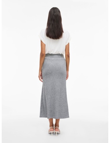 Viril Ankle Knit Skirt Medium-grey