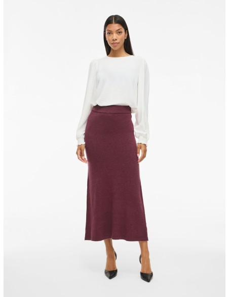 Viril Ankle Knit Skirt Fig
