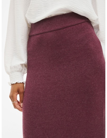 Viril Ankle Knit Skirt Fig