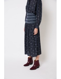 Falda Nido Greca Azul 2