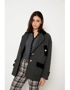 Chaqueton Dakota Shetland Gris 2