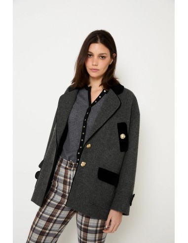 Chaqueton Dakota Shetland Gris