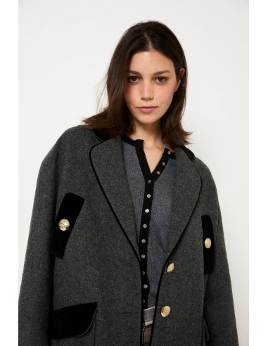 Chaqueton Dakota Shetland Gris