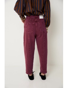 Jeans Corse Tachas Burgundy 2